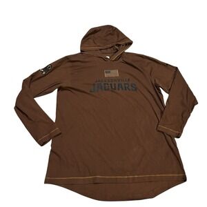 Nike Salute To Service Jacksonville Jaguars Hooded T-Shirt Mens Large Team Issue